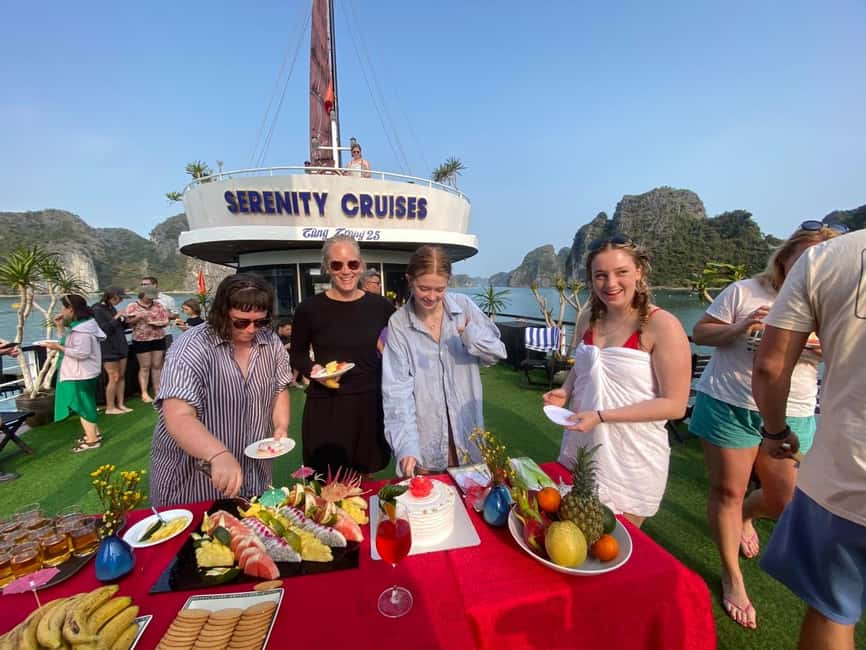 From Catba: Lan Ha Bay - Serenity Premium Cruise with Lunch - Key points at a glance