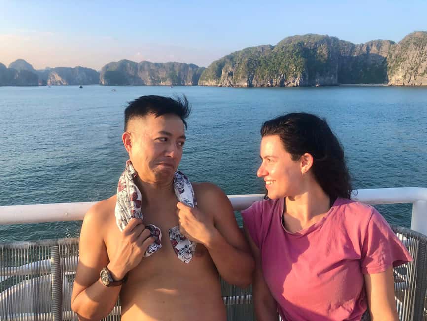 From Catba: Lan Ha Bay - Serenity Premium Cruise with Lunch - Cruising into the heart of Lan Ha Bay