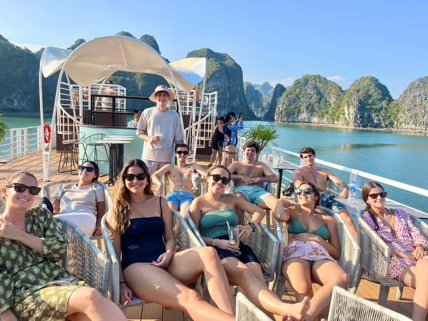 From Catba: Lan Ha Bay - Serenity Premium Cruise with Lunch - The guide can shape the whole day