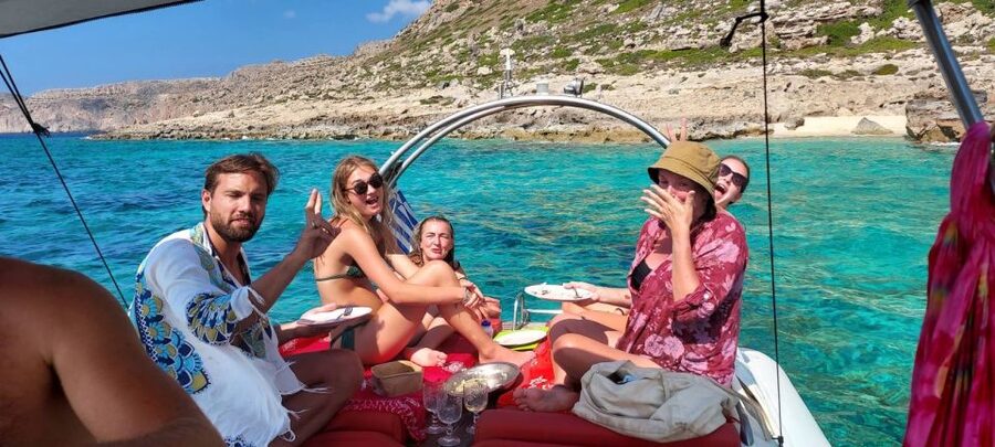 From Chania: Private Balos Bay & Gramvousa Island Boat Trip - Gramvousa Island and the fortress climb