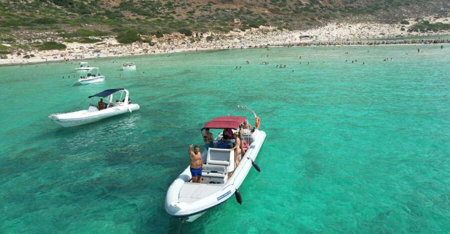 From Chania: Private Balos Bay & Gramvousa Island Boat Trip - Leaving Chania Old Port for Menies Beach