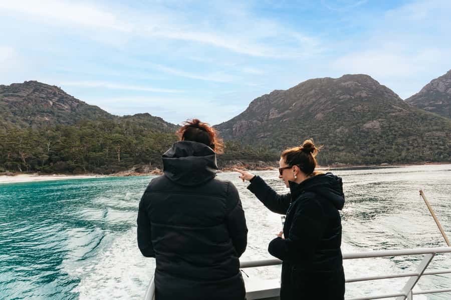 From Coles Bay: Wineglass Bay Cruise with Lunch - Wildlife watching, from dolphins to whales