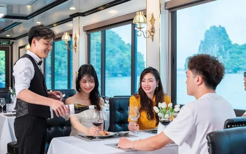 From Ha Long: Halong Bay Tour 6 hours from Tuan Chau island - Luon Cave: the tour’s most hands-on stop