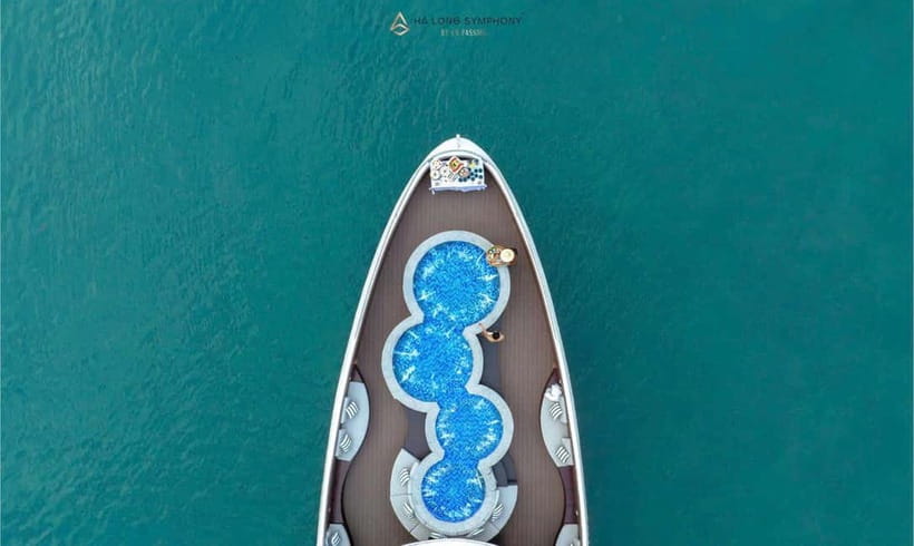 From Ha Long: Luxury Symphony Day Cruise with 2 Jacuzzi Pool - 11:45 at Sung Sot Cave