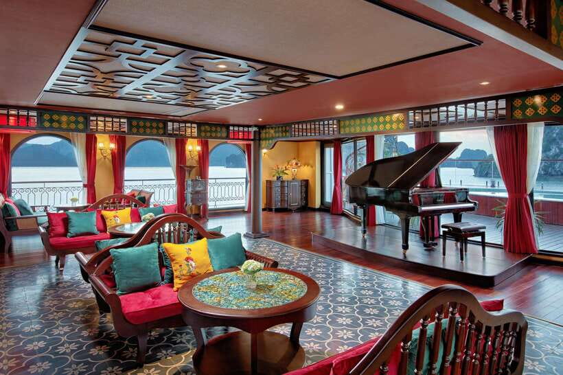 From Hanoi: 2-Day Ha Long Bay by Indochine Premium Cruise - Cooking, fruit carving, and dinner onboard