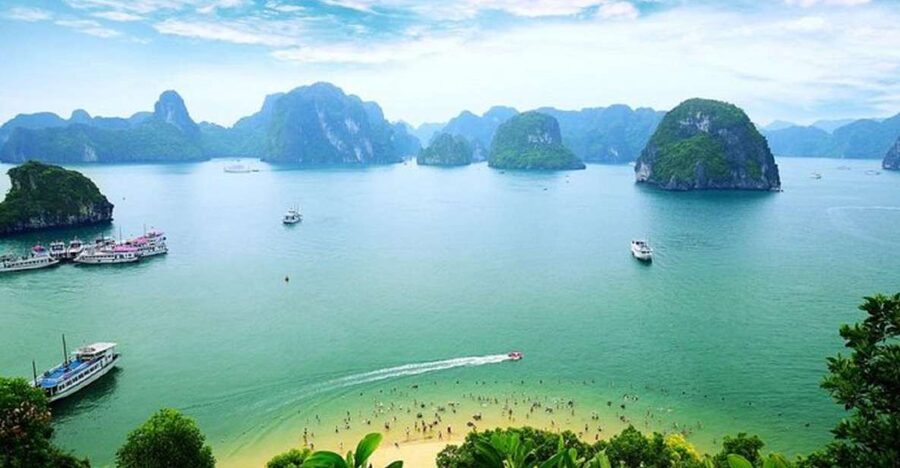 From Hanoi: 2-Day Ha Long Bay Tour with Ninh Binh and Cruise - Sung Sot Cave and the scale of Ha Long Bay