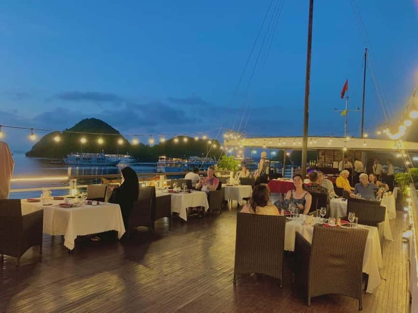From Hanoi: 2-Day Halong Bay Cruise with Meals and Kayaking - Dinner, squid fishing, and your private cabin