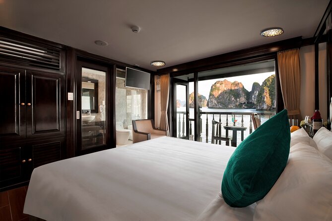 From Hanoi: 2-Day Luxury Halong Cruise Explore Caves & Island - Early morning views and tai chi on deck