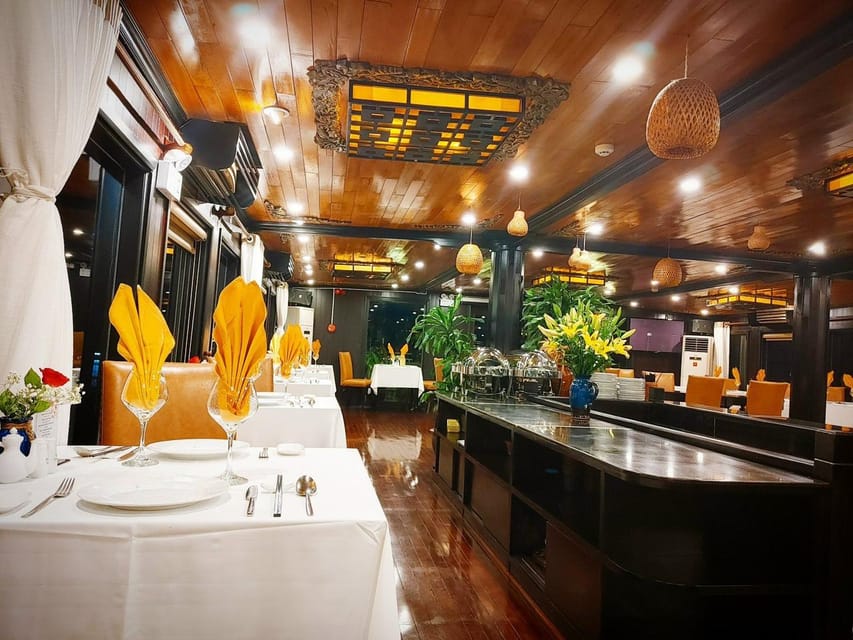 From Hanoi: 2D1N Ha Long Bay by Arcady Boutique Cruise - Sunrise Tai Chi before Sung Sot Cave