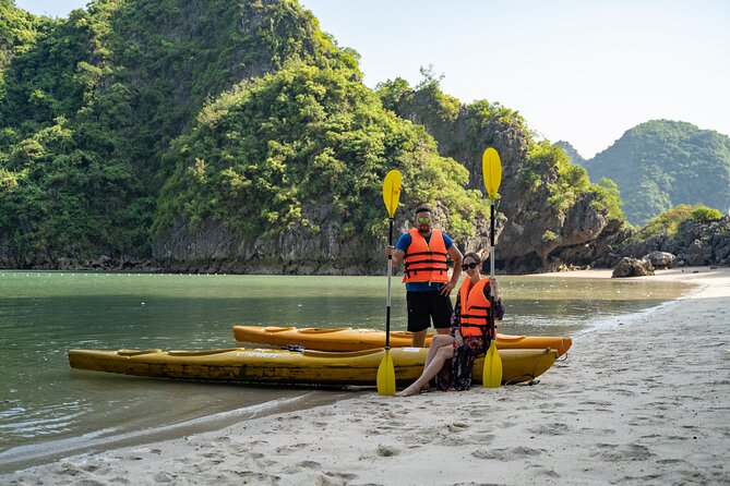 From Hanoi: 2D1N Ha Long Bay Deluxe Cruise with Bus Limousine - Sunrise Tai Chi and Sung Sot Cave