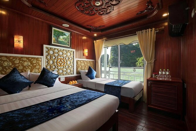 From Hanoi: 2D1N Ha Long Bay Deluxe Cruise with Bus Limousine - Afternoon at Titop Island