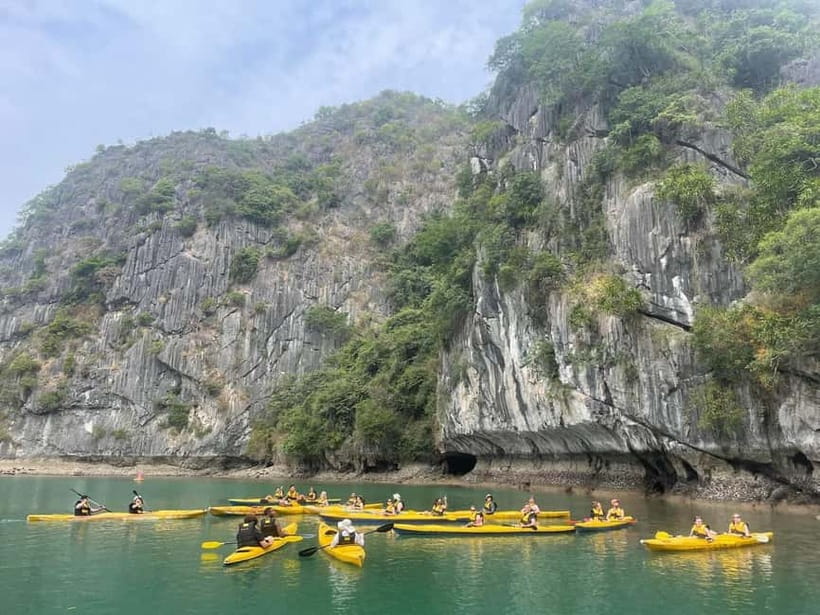 From Hanoi: Cat Ba Island and Lan Ha Bay Cruise Day Trip - Swimming, kayaking, and jumping from the boat