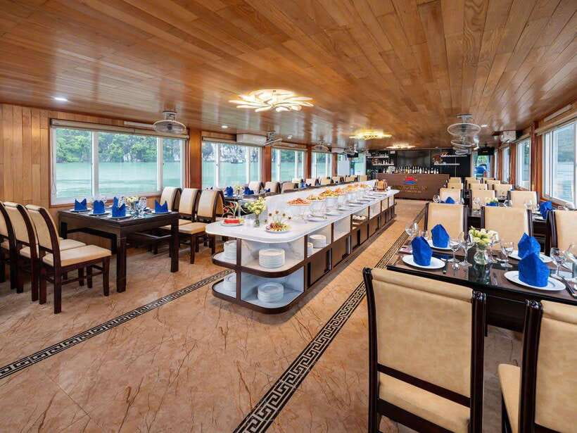 From Hanoi: Ha Long Bay Full-Day Luxury Cruise - TiTop Island for swimming or a steep viewpoint