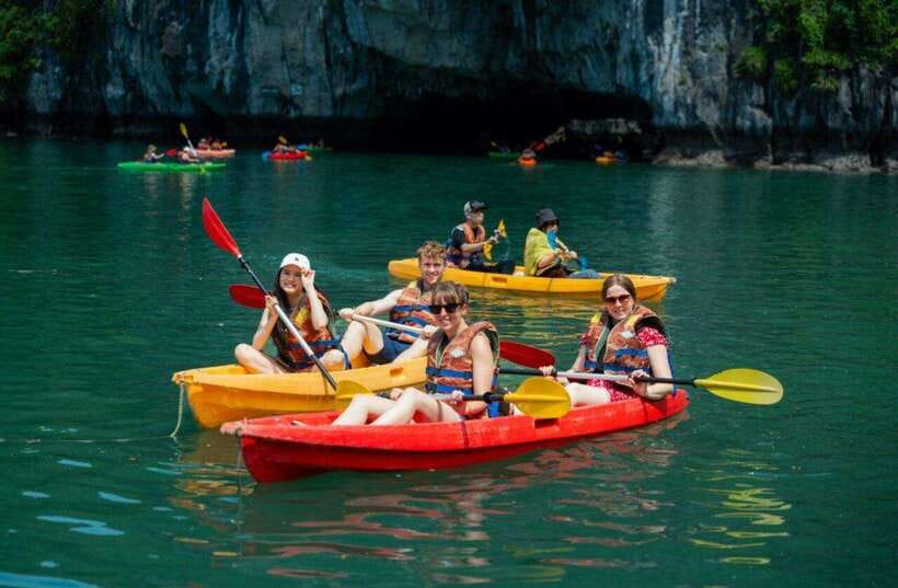 From Hanoi: Ha Long Bay Full-Day Luxury Cruise - Inside Sung Sot Cave on Bo Hon Island