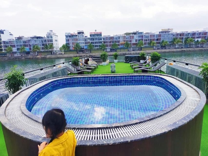 From Hanoi: Ha Long Bay Luxury Cruise Day Tour with Jacuzzi - Lunch with Vietnamese dishes and non-seafood choices