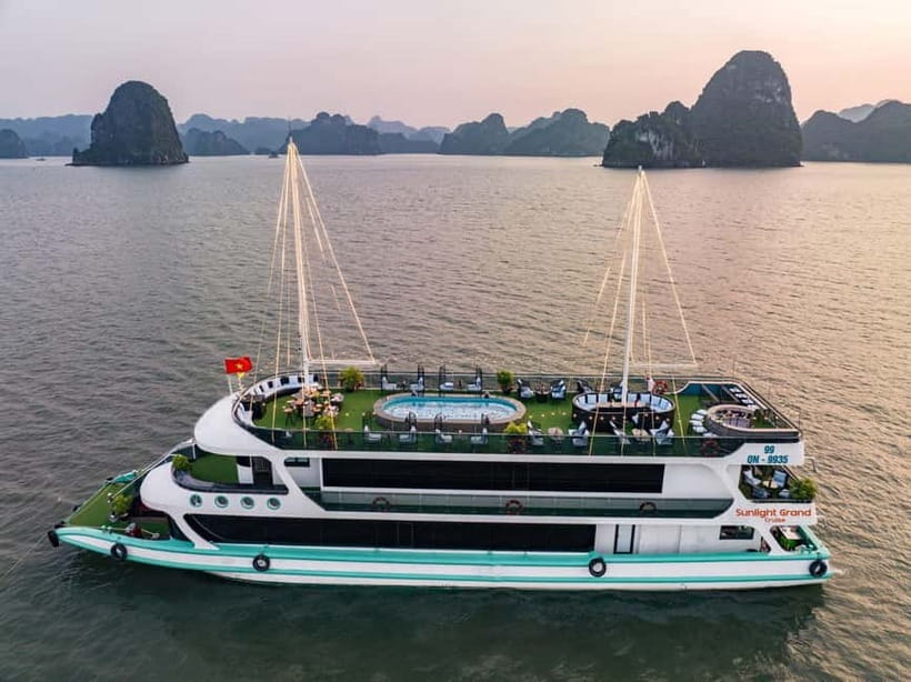 From Hanoi: Halong bay Luxury tour on 5 star cruise - Lunch among Ha Long Bay’s limestone islets