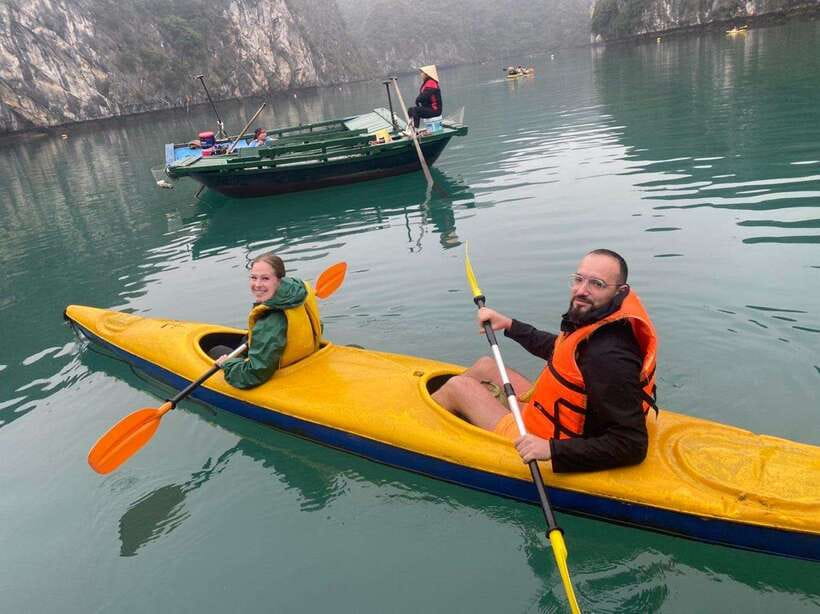 From Hanoi: Halong Bay on 5 star cruise full day tour. - Titop Island for the viewpoint or the beach