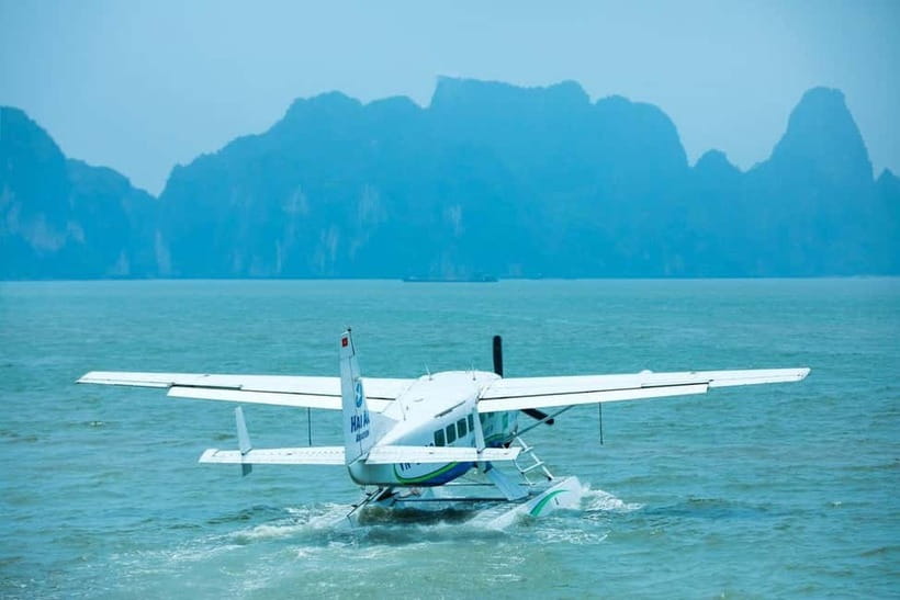 From Hanoi: Halong Bay Seaplane & 6-Hour Ha Long Bay Tour - A Vietnamese lunch among the limestone islets