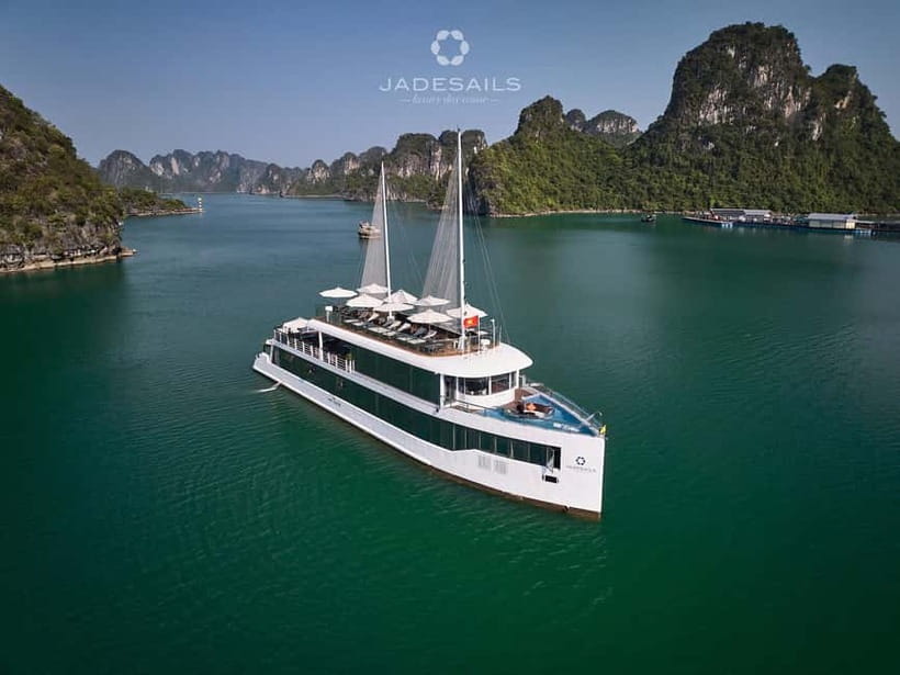 From Hanoi: Top-Rated Ha Long Bay Day Cruise with Jade Sails - Swimming at Ao Ech around 2:30 PM