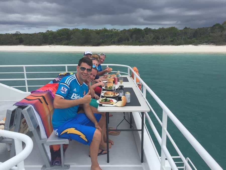 From Hervey Bay: Half-Day K'gari Fraser Island Beach Cruise - The crew and the overall feel onboard