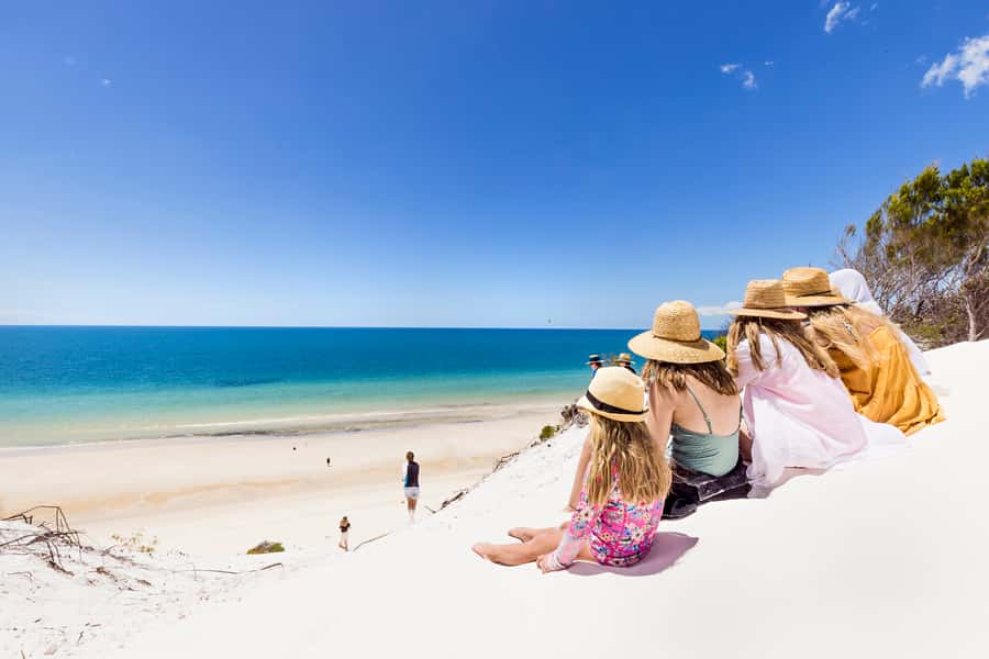 From Hervey Bay: Remote K'gari Tour by Boat with Lunch - The amphibious landing on K’gari