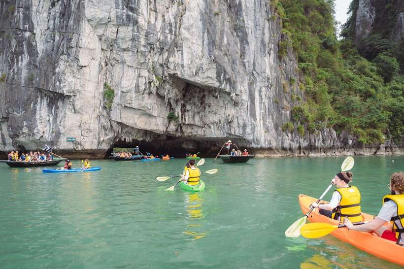 From Ninh Binh:Day Ha Long Bay Premium Cruise-Buffet&Jacuzzi - Ti Top Island for swimming and a short hike