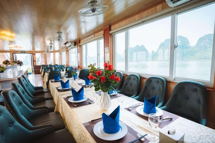 From Ninh Binh: Ha Long Bay 1-Day Trip Ending in Hanoi - Sunset party on the upper deck