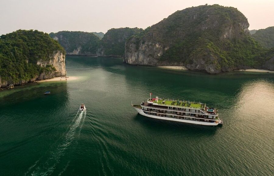 From Ninh Binh: Ha Long - Lan Ha Bay 2D1N on 5-star Cruise - The return to Tuan Chau and Hanoi