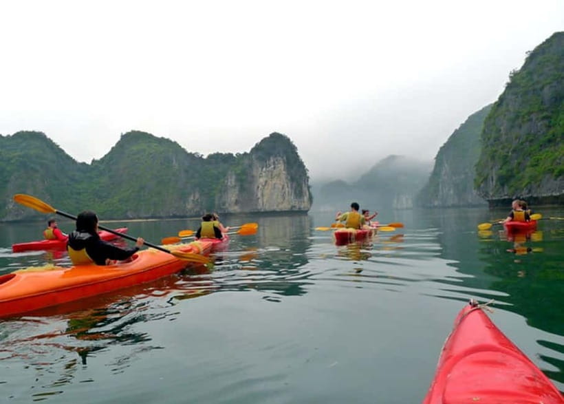 From Ninh Binh: Halong Bay 5-Star Day Cruise & Drop in Hanoi - Titov Island, beach time, and the uphill view