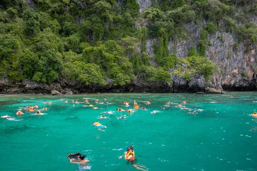 From Phi Phi: Half-Day Longtail Boat Tour to Maya Bay - Loh Samah Bay and the approach to Maya Bay