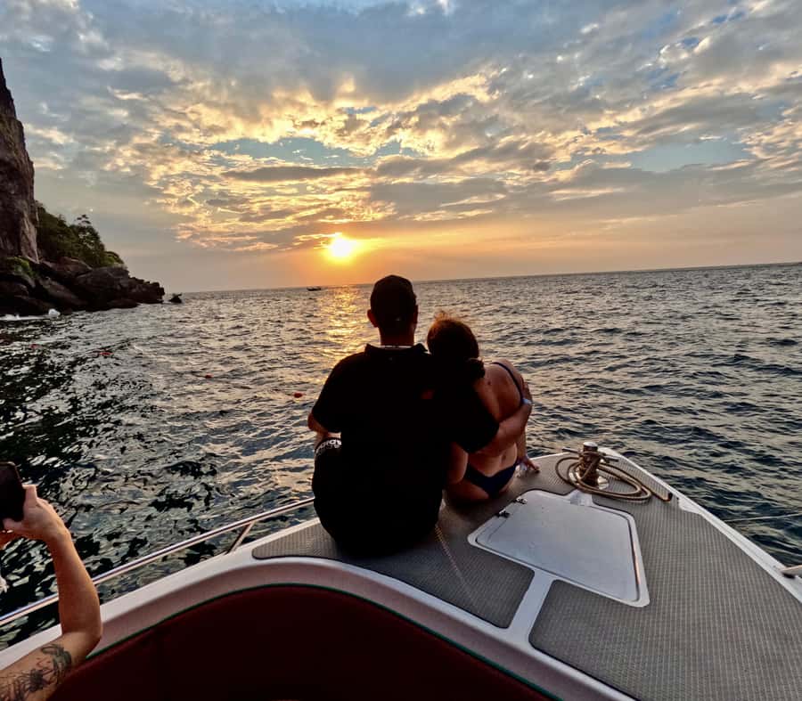 From Phi Phi Island: Maya Bay Sunset & Plankton by Speedboat - Why the late schedule works so well