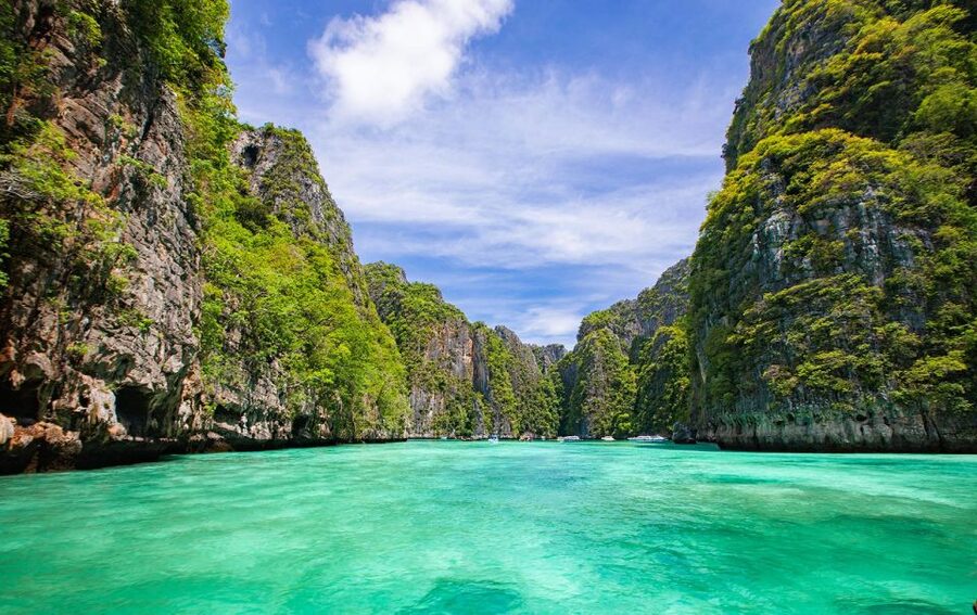 From Phi Phi: Sunrise Maya Bay, Pileh Lagoon Speedboat Tour - Loh Samah Bay adds more Phi Phi scenery