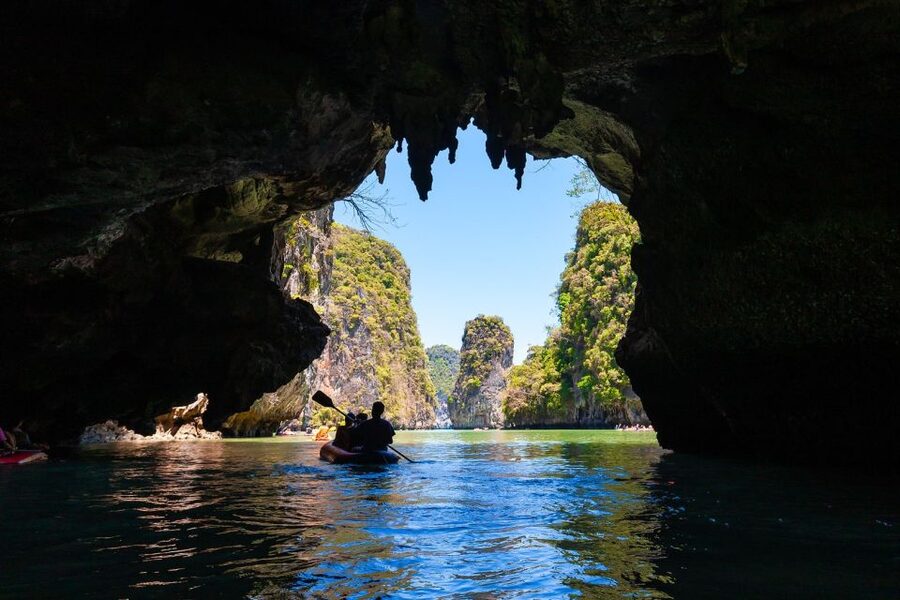 From Phuket: Phang Nga Bay and Canoeing Tour by Big Boat - Hong Island and the Quiet Inner Sea