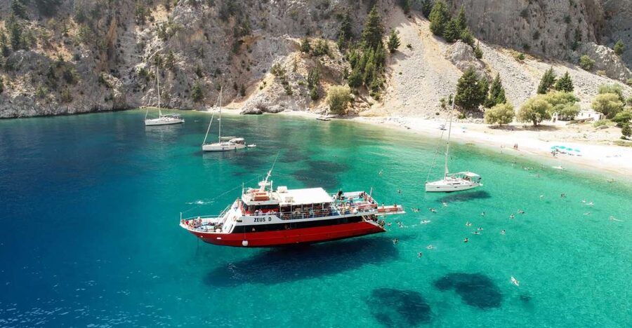 From Rhodes: Cruise to Symi Island and Saint George's Bay - Leaving Rhodes from Mandraki Harbour