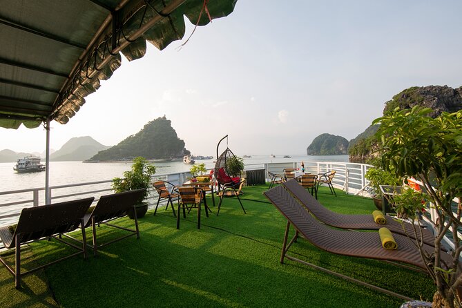 Full-day Explore Halong Bay on Cruise - Sunset tea and a spring-roll cooking class