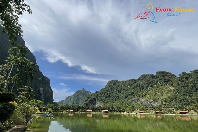 Full-Day Freshwater Lake Resort Fishing in Phang Nga - Fishing from a shaded sala