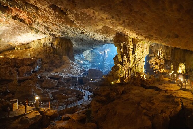 Full day Halong Bay Tour with Buffet Lunch - Sung Sot Cave and its dramatic formations