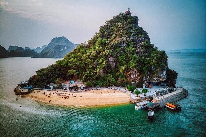 Full day Halong Bay Tour with Buffet Lunch - Titop Island and the climb to the peak