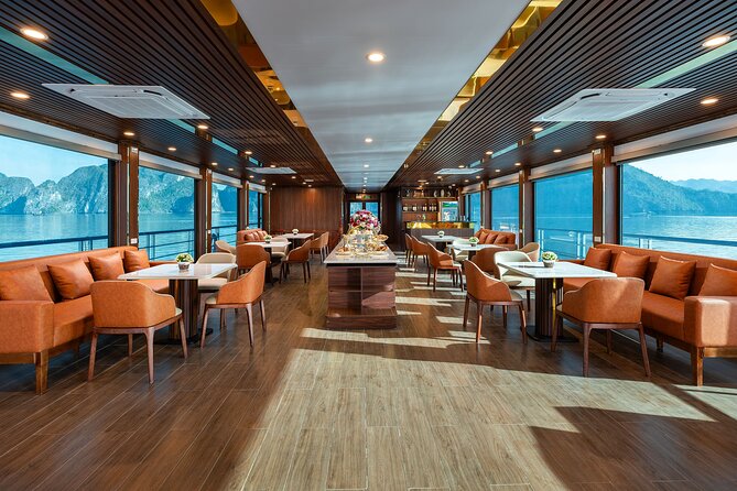 Full Day Halong Bay Tour with Lunch, Sunset Party from Hanoi - Walking through Sung Sot Cave