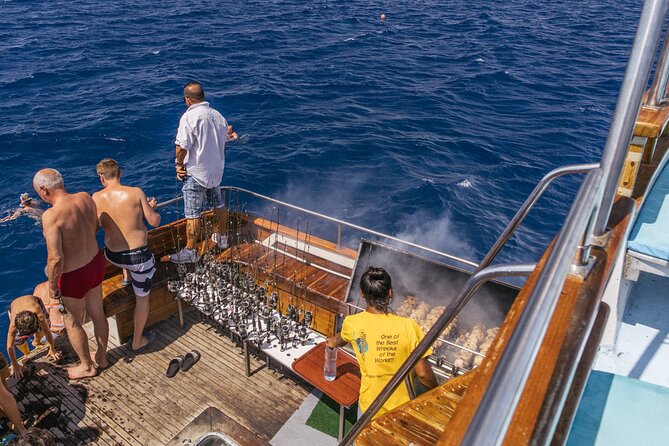 Fun Fishing & Relaxing Cruise at Larnaca Bay - Swimming along the coast near Larnaca airport