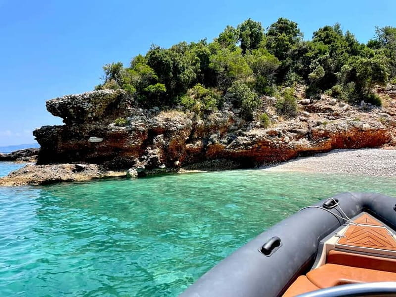 Grama Bay Speedboat Tour Vlore - Dafina Bay gives you the first long beach stop