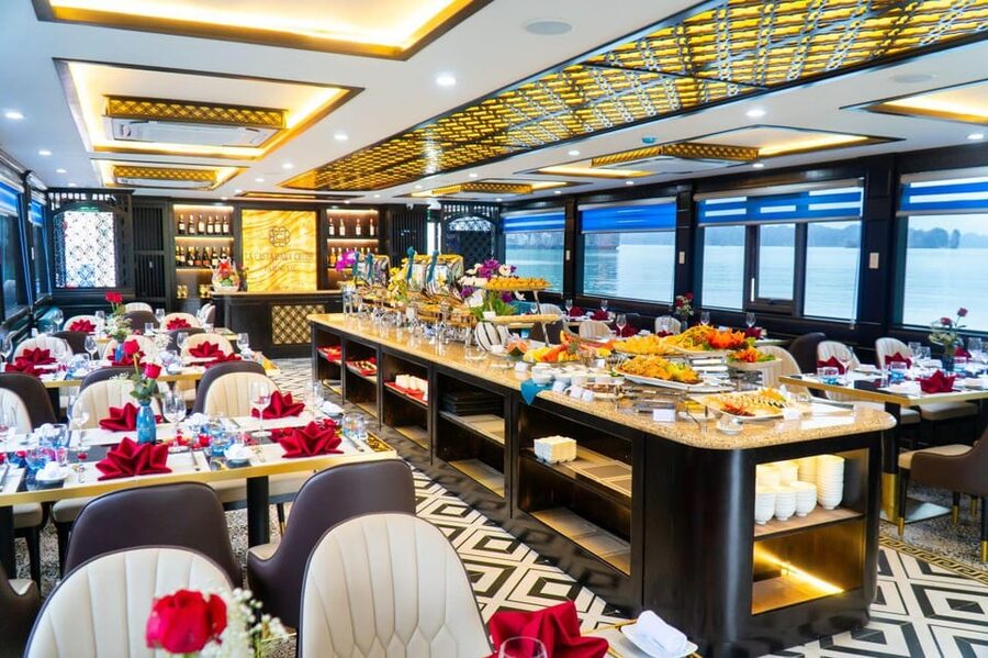 Ha Long Bay 8 hours daily tour on LA CASTA DAILY CRUISE - Ti Top Island means 360 steps or a beach break