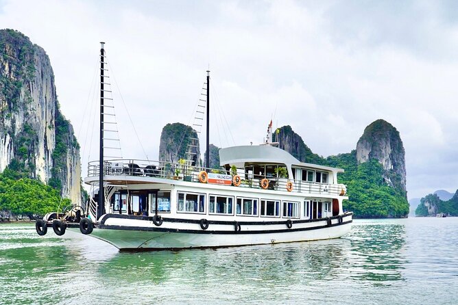 Ha Long Bay Cruise Day Tour-best selling: Included transportation - Titop Island for beach time and a viewpoint