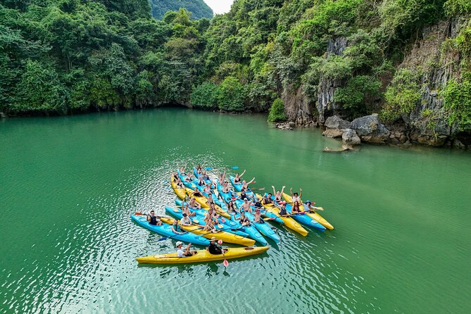 Ha Long Bay Cruise Day Tour-best selling: Included transportation - The sunset party on the return cruise