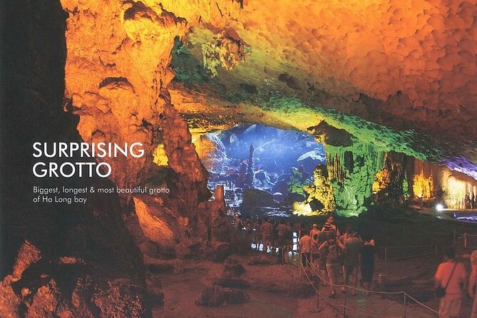 Ha Long Bay Cruise Day Tour-best selling: Included transportation - Sung Sot Cave, Ha Long Bay’s big cave visit