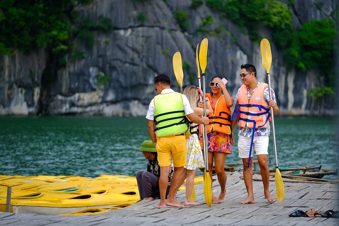 Ha Long Bay Cruise Day Tour-Cave, Kayaking,Ti top island & Lunch - The long road from Hanoi to Tuan Chau Island