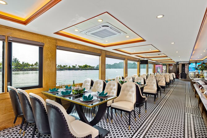 Ha Long Bay Day Tour by 5-Star Heritage Luxury Cruise From Hanoi - Jacuzzi time and the sunset return