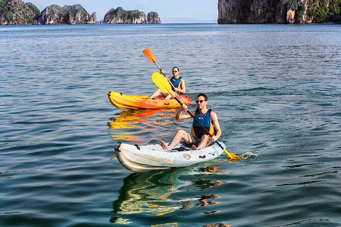 Ha Long Bay Day Tour with Lunch, Kayak, Cave explore - Boarding at Tuan Chau Island at 11:30