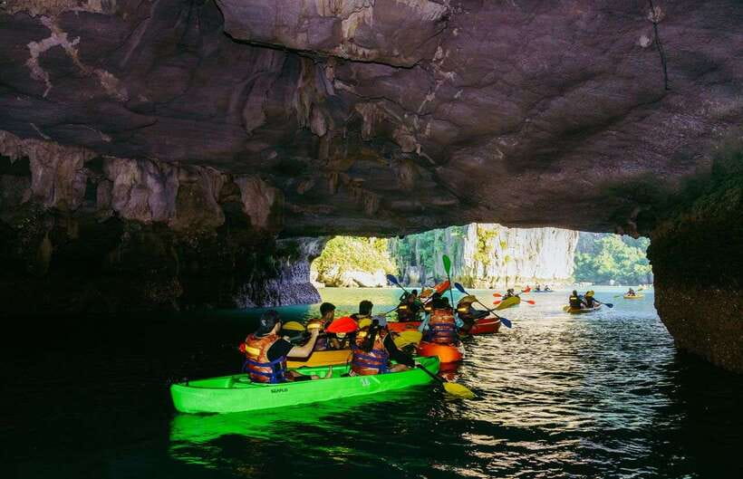 Ha Long Bay Day Trip with Best Price - Sunset party on the upper deck