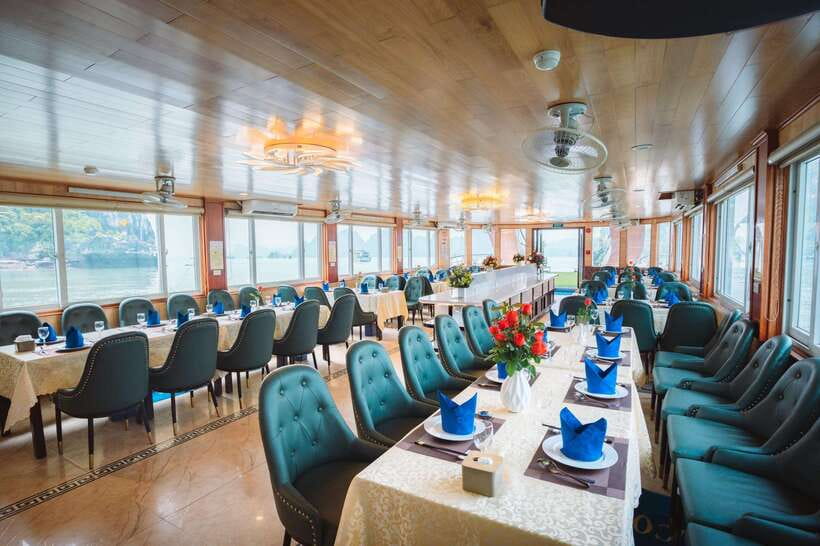 Ha long Bay day trip with Deluxe cruise - Sung Sot Cave at Bo Hon Island